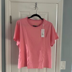 Lilly Pulitzer Clairmont Crochet Trimmed Knit Top